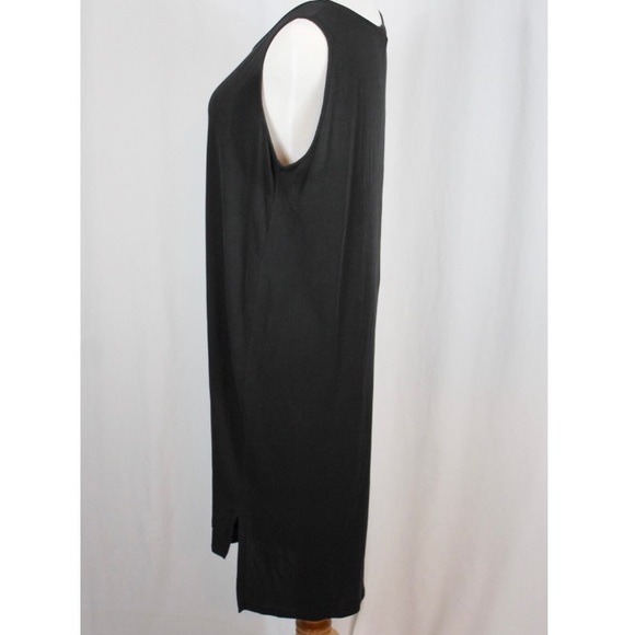 Eileen Fisher Little Black Dress, Silk Basics Dress, Sz L,   Spring Formal - Picture 2 of 7